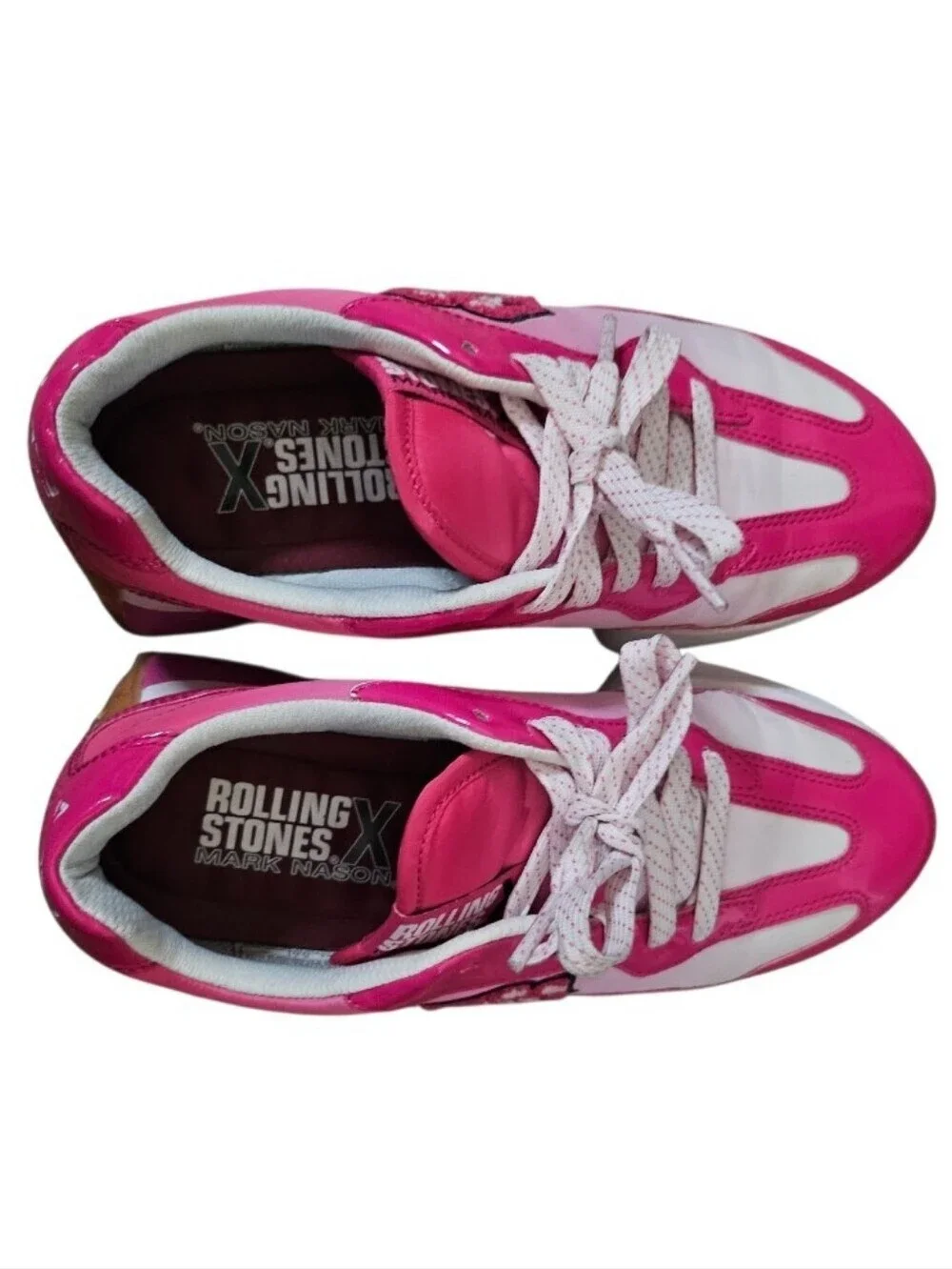 Rolling Stones Mark Nason Pink Skechers SZ 6